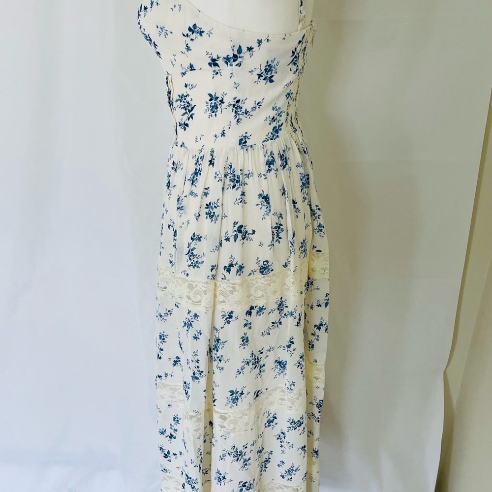 NWT $278 Reformation Dina Dress size 4 Floral Print Midi Dress - Picture 7 of 14